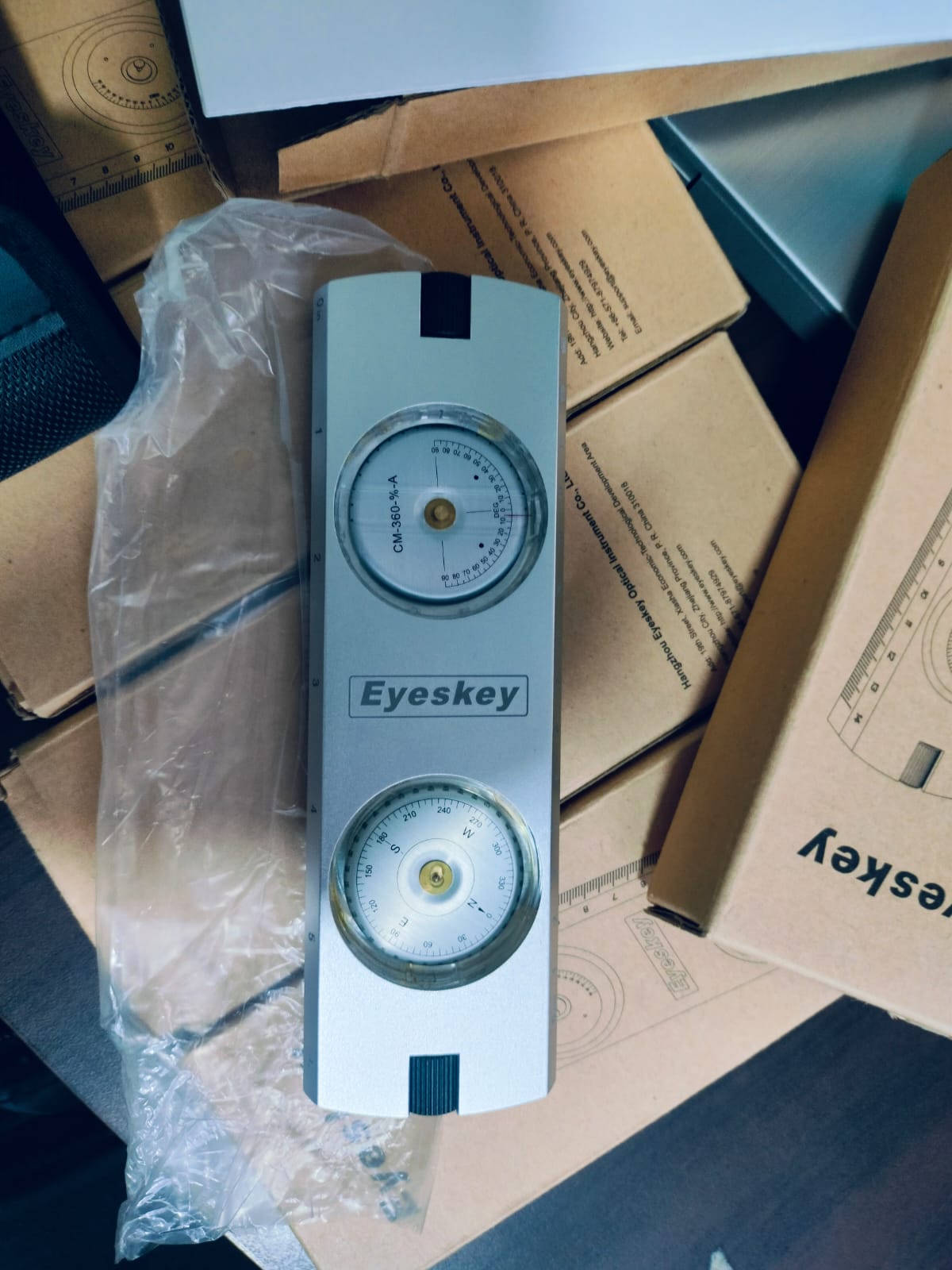 Eyeskey Compass/Clinometer: 2-in-1 Precision Compass and Clinometer Inclinometer